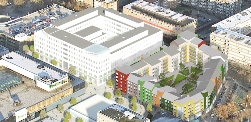 Spinnrocken, Illustration av ÅWL Arkitekter Spinnrocken, Illustration av ÅWL Arkitekter