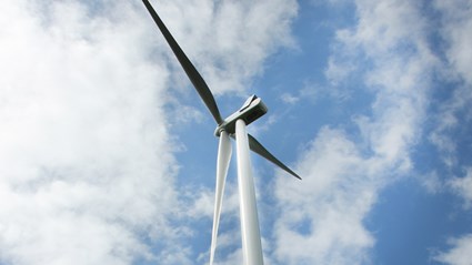 Vindkraftparken består av tio vindkraftverk.