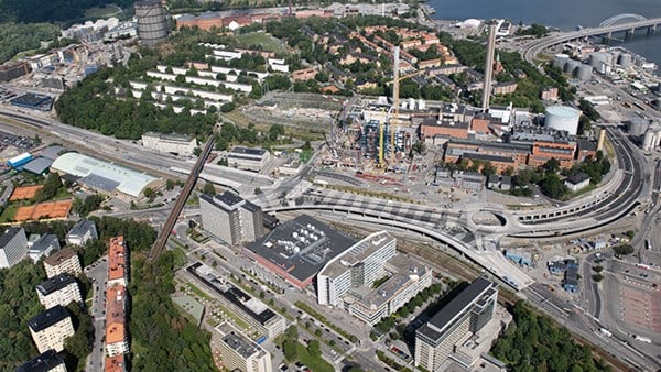 Norra Länken (NL52), Trafikplats Värtan