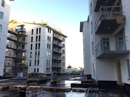 I Norrköping bygger vi Kvarnbacken som består av elva hyreshus med 392 lägenheter.