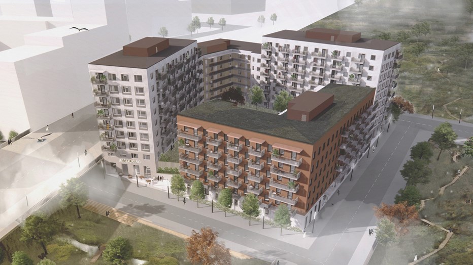 Parkkvarteret i Barkarby. Bild: Varg Arkitekter. Parkkvarteret i Barkarby. Bild: Varg Arkitekter.