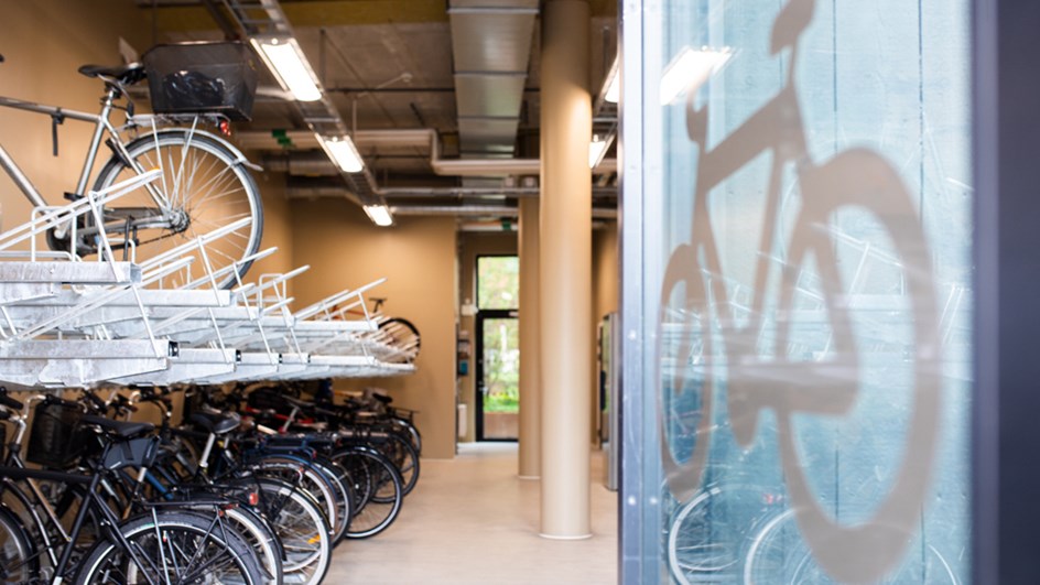 Cykelhotel med omklädningsrum
