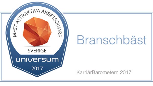 Skanska branschbäst bland yrkesverksamma civil- och högskoleingenjörer 2017