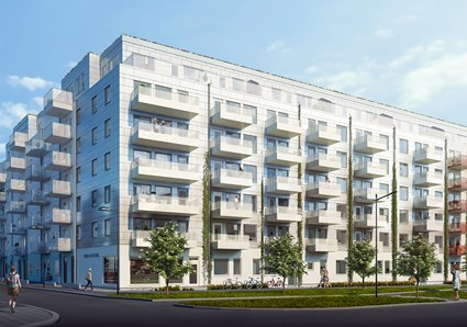 Bostadsrätterna i Sjösättningen, bild av Fojab.