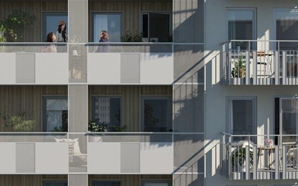 Byggmaterialen som används i Scilla är noga utvalda och måste leva upp till högt satta miljökrav. Till exempel får inga farliga ämnen användas i kemikalier. 