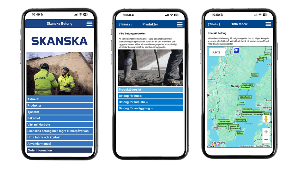 Skanskas Betongapp