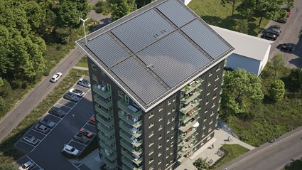 Skanska Hyresbostäders projekt Blå Port i Karlskrona.