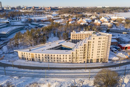 Utvecklingen av campus Albano sker tillsammans med naturen och den biologiska mångfalden ligger i stort fokus.