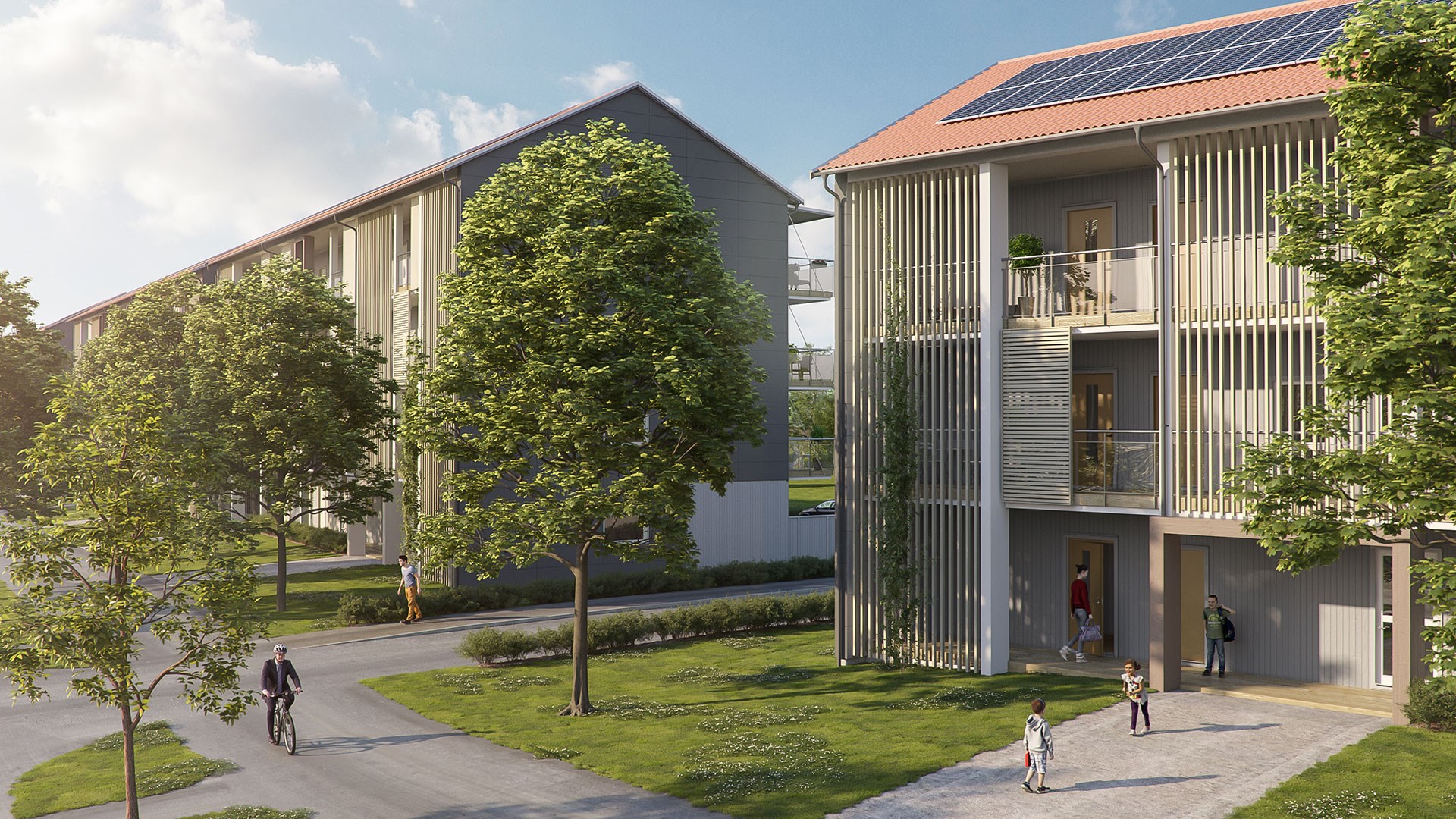 Den kombinerade kunskapen från BoKlok och Ikea möjliggör en effektivitet som gör att fler kan ha råd med ren energi. Utan högre kostnader för de boende.