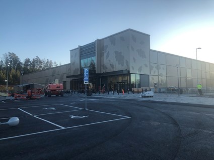 Byggnaden är precertifierad enligt Miljöbyggnad guld 3.0.