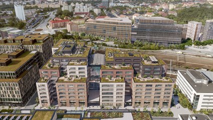 Totalt får Solna Link en bruttoarea på cirka 54 000 kvadratmeter.