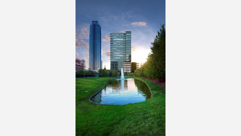 View from the pond View from the pond