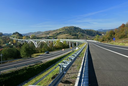 Flyover in Milówka