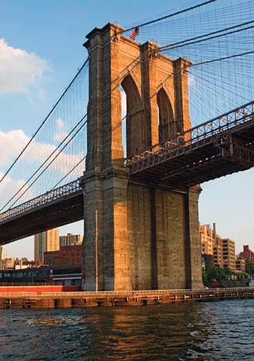 Brooklyn Bridge Stone Tower