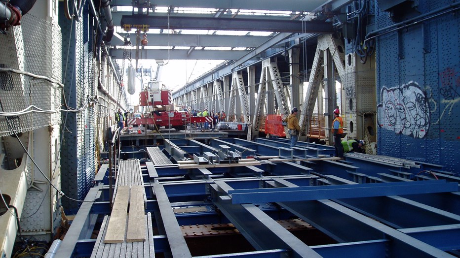 Manhattan Br Lower Roadway Framing Manhattan Br Lower Roadway Framing