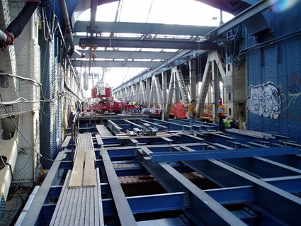 Manhattan Br Lower Roadway Framing
