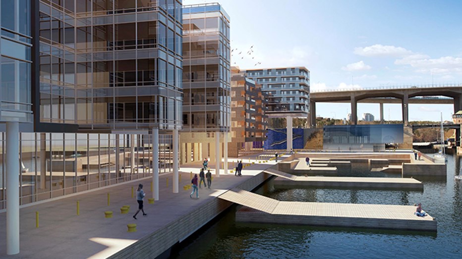 The depot will not be visible from Hammarby Allé. The depot will not be visible from Hammarby Allé.