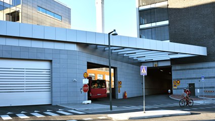 Fredriksdal bus depot roof