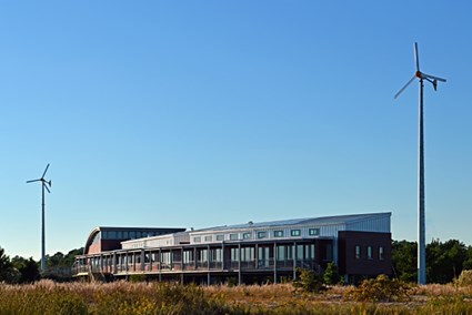 CBF Exterior with Wind Turbine