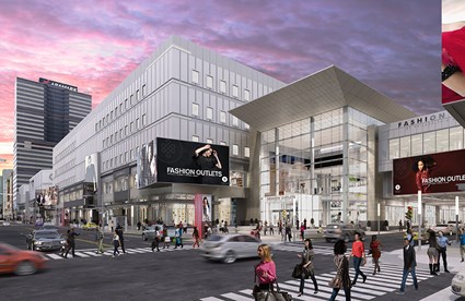 Fashion Outlets Philadelphia wanted to rebrand the Gallery Mall while portions of the building remain occupied. Skanska and our joint venture partner used phased construction to allow businesses to stay open during the one million-SF renovation.