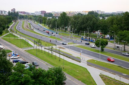 Lotnicza Street In Wroclaw