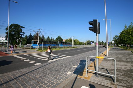 Lotnicza Street In Wroclaw