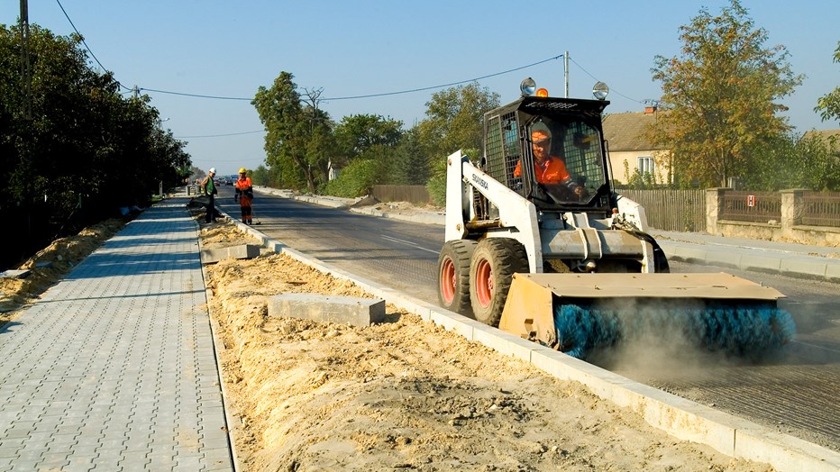 Warszawska Street in Tarnobrzeg Warszawska Street in Tarnobrzeg