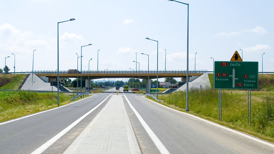 Viaduct in route of Pilzno bypass Viaduct in route of Pilzno bypass