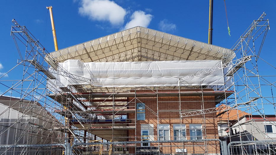 Celsiusskolan i Edsbyn är mitt uppe i en omfattande renovering och modernisering. Celsiusskolan i Edsbyn är mitt uppe i en omfattande renovering och modernisering.