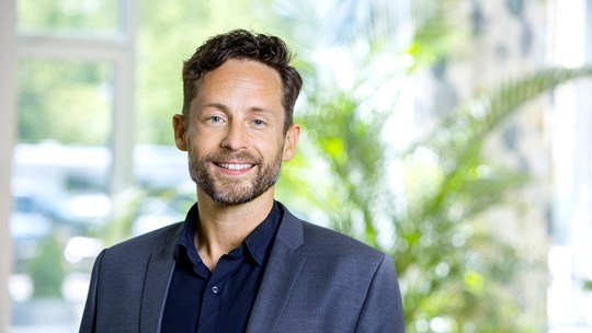 Porträtt på Eric Zinn, hållbarhetschef på Göteborg Energi