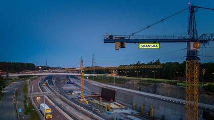 Skanskas projekt var indelat i två huvuddelar.