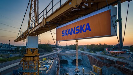 Skanska lämnade över sitt sista delprojekt den 2 december 2021.