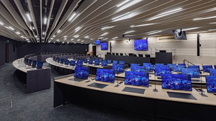 Committee hall is located in Conference centre.