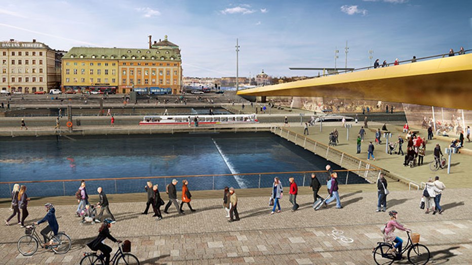 Panorama view: View of the terraces on Södermalm (source: Foster+Partners 2014). Panorama view: View of the terraces on Södermalm (source: Foster+Partners 2014).