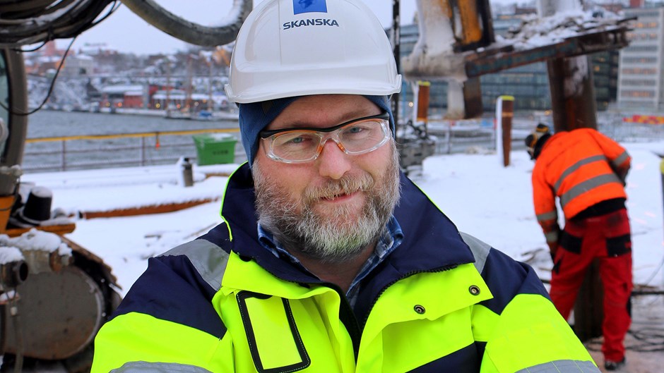Andreas Backhammar, Skanskas blockchef för grundläggningsarbeten