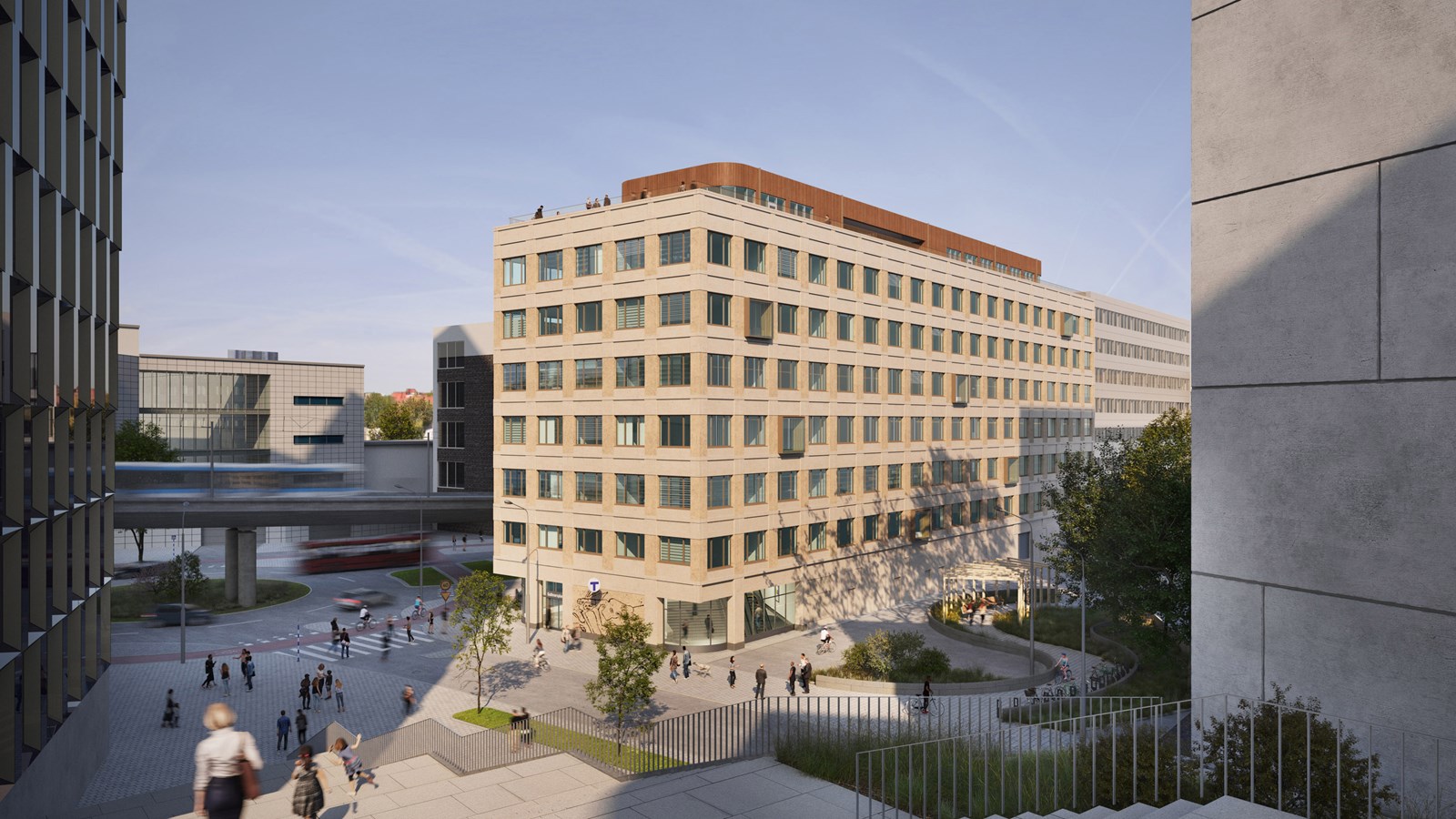 Skanska investerar cirka 390 miljoner kronor i första etappen av kontorsfastigheten Sthlm 02 i Hammarby Sjöstad, Stockholm. Den första fasen av den sju våningar höga byggnaden kommer att få en uthyrningsbar yta om cirka 7 600 kvadratmeter.