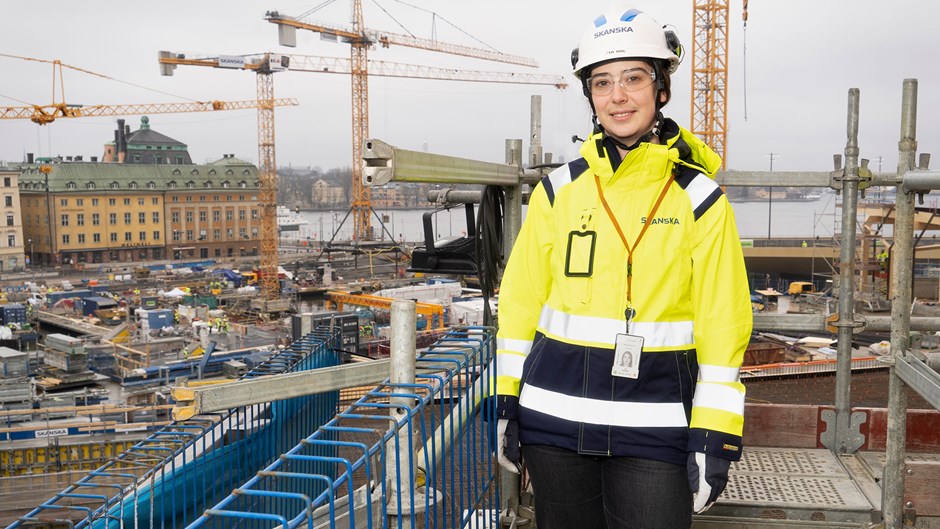 Skanskas Lisa Smoliansky, planerare i projekt Slussen.