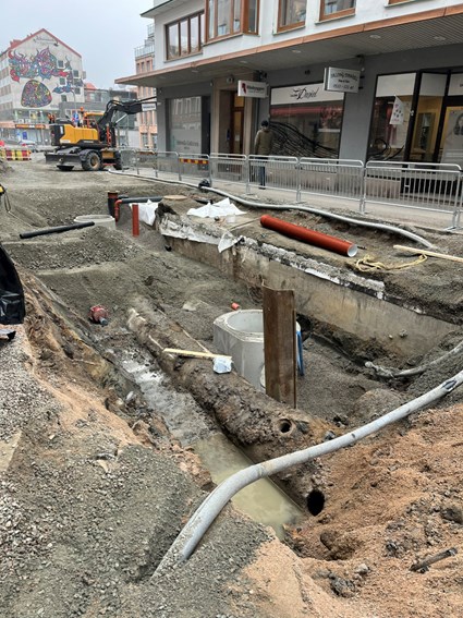 Det är av stor vikt att temporära system täcker upp så att vattenförsörjning och avlopp fungerar under hela byggtiden