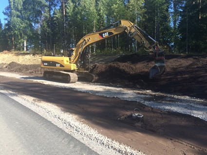 Skanska genomförde en exploatering av ett nytt bostadsområde i Skellefteå.