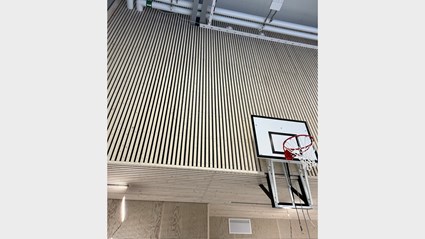 Idrottshallen överlämnades i april 2025 och invigs officiellt till skolstarten samma år.