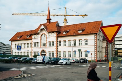 Den gamla administrationsbyggnaden uppfördes redan 1896.