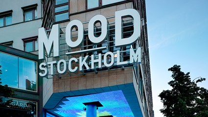 MOOD-gallerian är i tre plan och har fått en spännande inomhusmiljö.