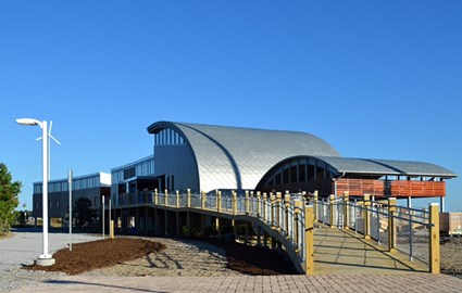 With a rallying cry of "Save the Bay," the Chesapeake Bay Foundation serves to improve the health and vitality of the Chesapeake Bay and its tributaries. When it came time to build a home for its hands-on education programs, they turned to Skanska, as Owner's Representative, to help deliver them one of the world's greenest buildings.
