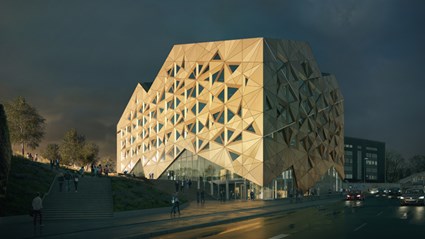 Juvelens väggar och bjälklag är prefabricerade vilket leder till en snabb och kostnadseffektiv byggprocess. 