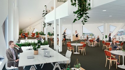 Många arbetsgivare har förstått att ljusa och öppna lokaler med ett bra inneklimat påverkar produktiviteten och minskar sjukfrånvaron.