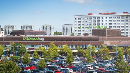 Frölunda Torg är välbesökt av de närboende.