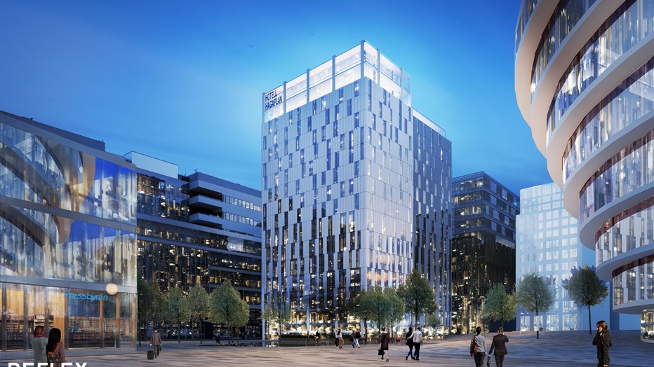 Hotellet bidrar med liv och rörelse i området såväl dagtid som kvällstid. Hotellet bidrar med liv och rörelse i området såväl dagtid som kvällstid.