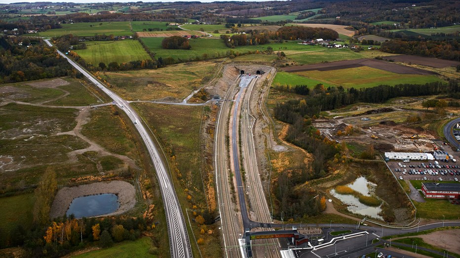 Hallandsås, flygfoto Hallandsås, flygfoto