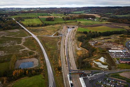 Hallandsås, flygfoto