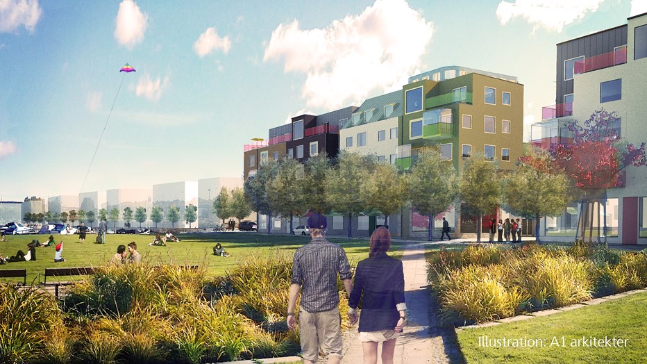 Illustration: A1 arkitekter Illustration: A1 arkitekter